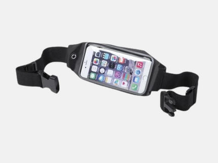 Løbebælte til smartphone - Sort