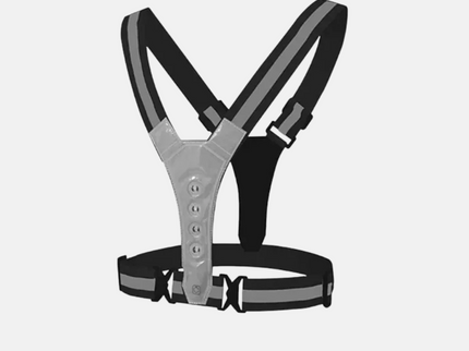 Løbevest med LED lys