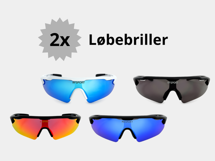2x VisionRun RF - Løbebriller
