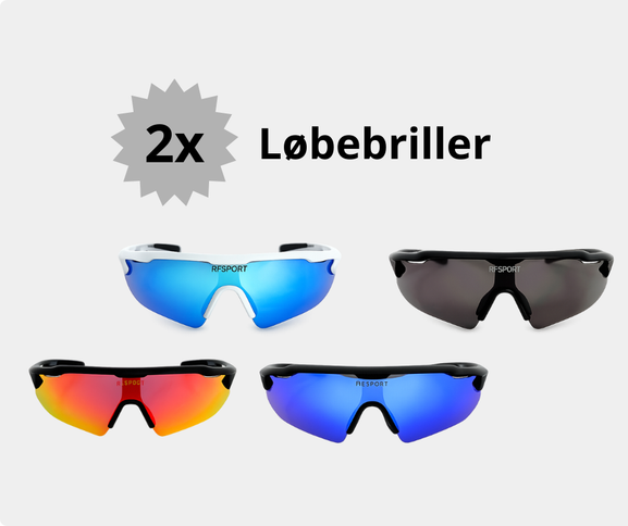 2x VisionRun RF - Løbebriller